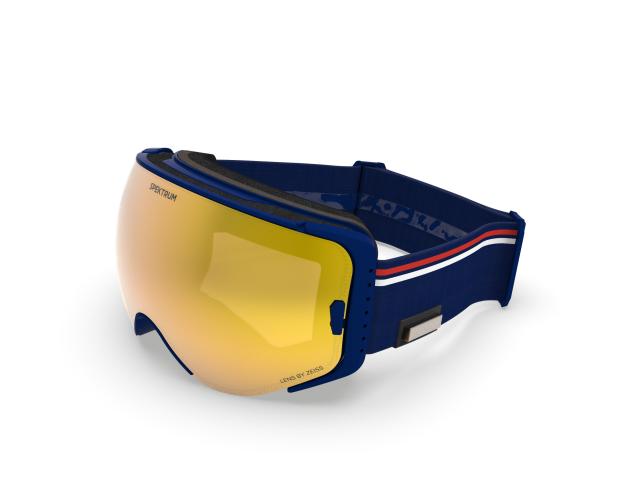 Spektrum Skibrille Skutan Bio Stenmark Edition - Night Blue, Brown Multi Layer Gold