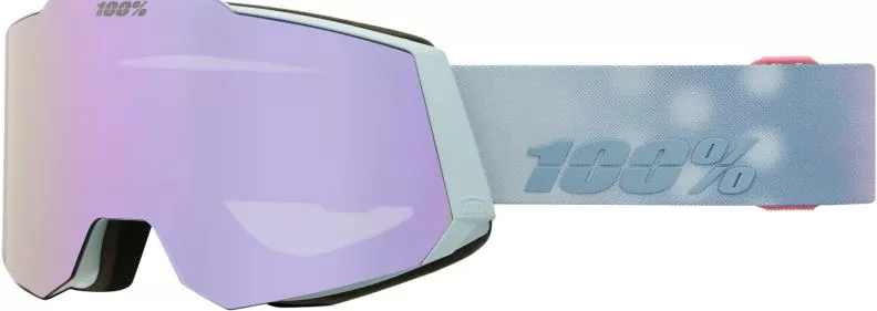 100% Snowcraft Hiper Goggle Stonehammer - Mirror Lavender Lens