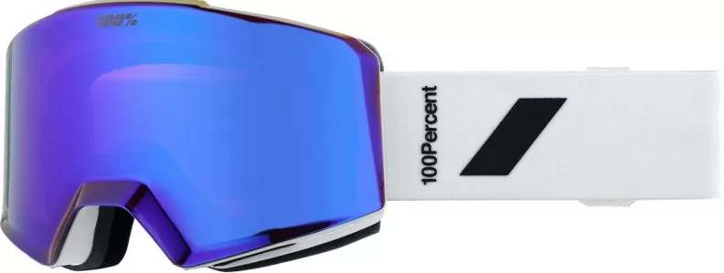 100% Norg Hiper Goggle White -Mirror Violet
