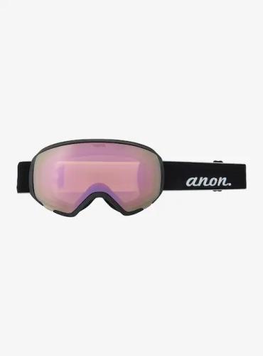 Image of Anon Skibrille WM1 - White, Perceive Cloudy Pink