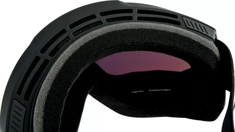 100% Snowcraft XL Hiper Goggle Black/Silver - Mirror Silver Lens