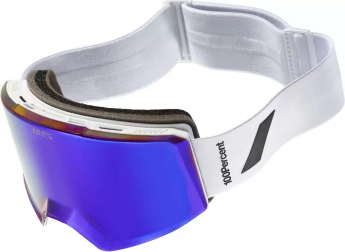 100% Norg Hiper Goggle White -Mirror Violet