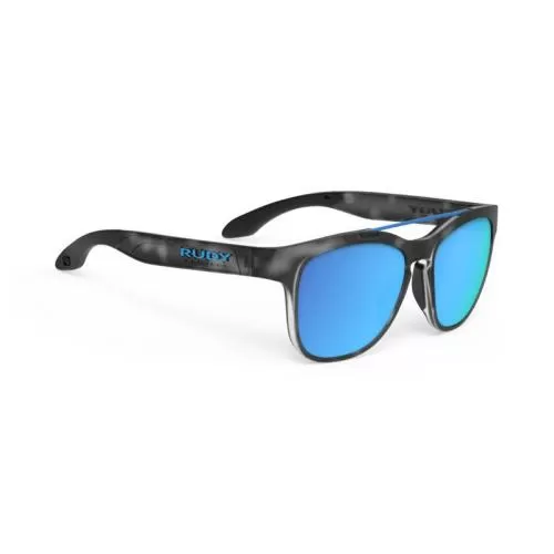 Rudy Project Spinair 59 Sonnenbrille - demi grey matte, multilaser blue