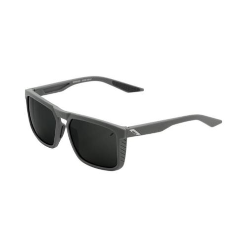 Image of 100% Sonnenbrille Renshaw - Soft Tact Cool Grey - Black Mirror