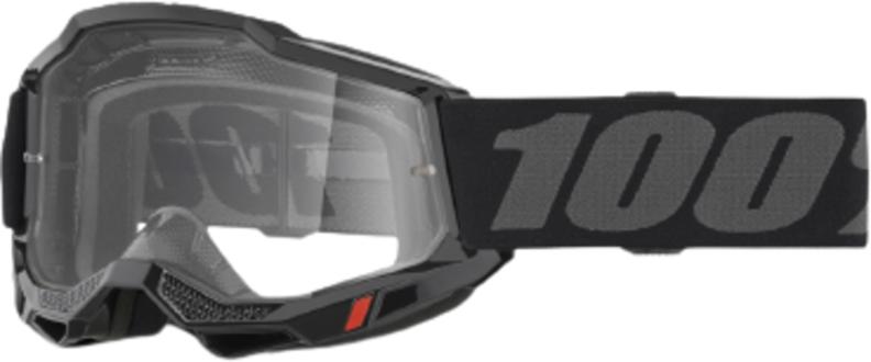 100% ACCURI 2 OTG Goggle Black - Clear Lens