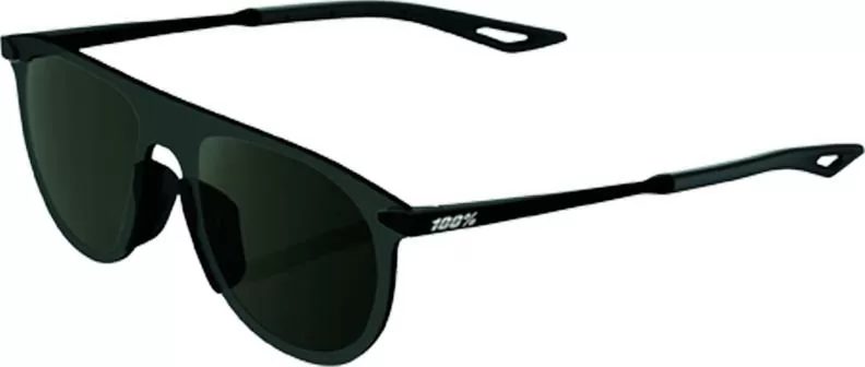 100% Legere Coil Brille Soft Tact Black - Smoke Lens