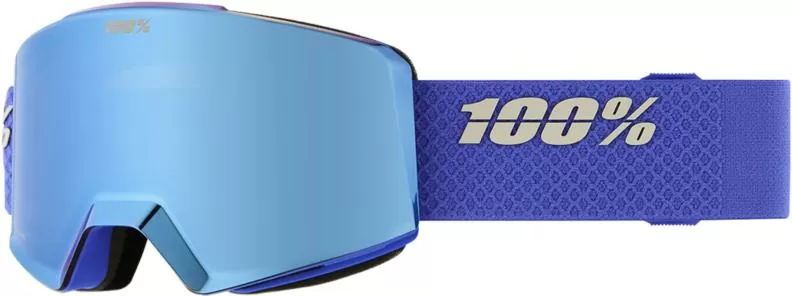 100% Norg Hiper Goggle Tarheel - Mirror Blue Lens