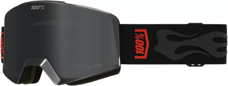 100% Norg Hiper Goggle Max Palm - Mirror black Lens