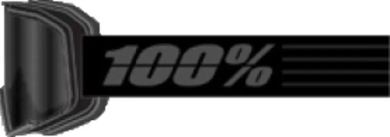 100% Valnor Goggle Base Black - Dark Smoke Lens