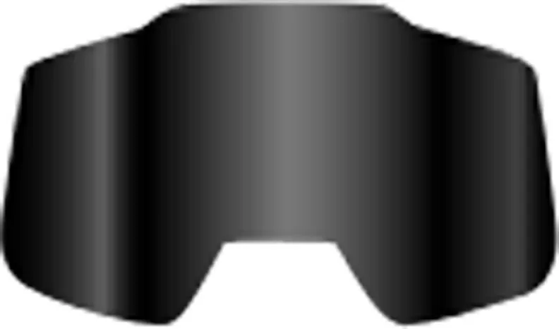 100% SNOWCRAFT S Replacement - HiPER Dual Pane Mirror Black