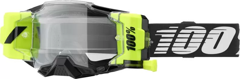 100% Armega FORECAST Goggle Black - Clear Lens