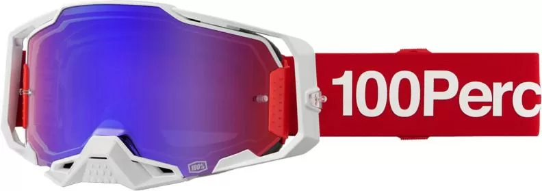 100% Armega Goggle Corbin - Mirror Red/Blue Lens