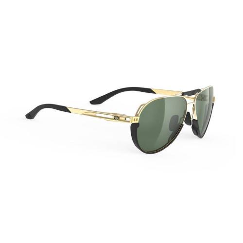 Image of Rudy Project Skytrail Sonnenbrille - Light Gold Shiny Mirror Green