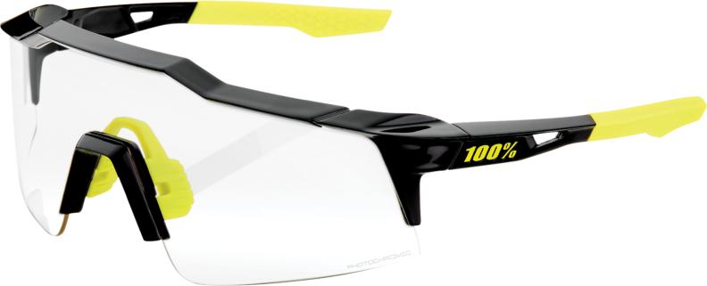 100% Brille Speedcraft SL Gloss Black-Photochromic