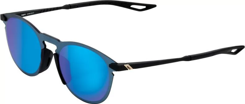 100% Brille Legere Round Soft Tact Black-Blue ML