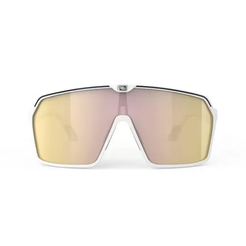 Rudy Project Spinshield Eyewear - White Matte Mutlilaser Gold