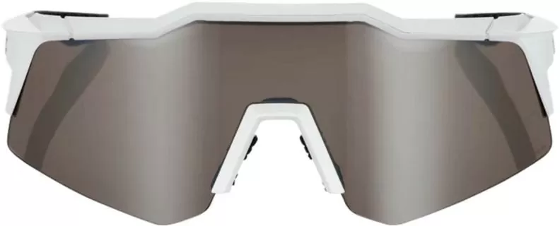 100% Brille Speedcraft XS Matte White-HiPER Silver