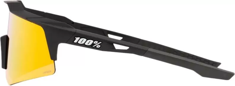 100% Brille Speedcraft XS Soft Tact Black-HiPER Rd