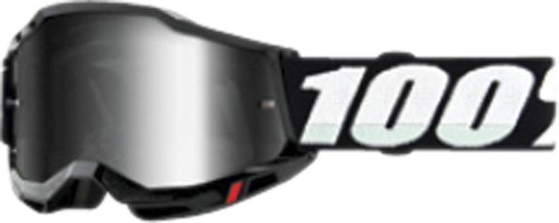 100% ACCURI 2 JUNIOR Goggle Black - Mirror Silver Lens