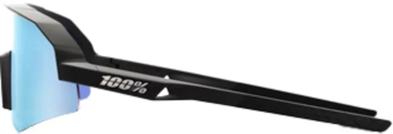 100% SLENDALE XS - Matte Black - HiPER Blue Multilayer Mirro