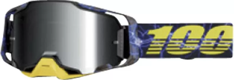 100% Armega Goggle Furious - Mirror Silver Lens