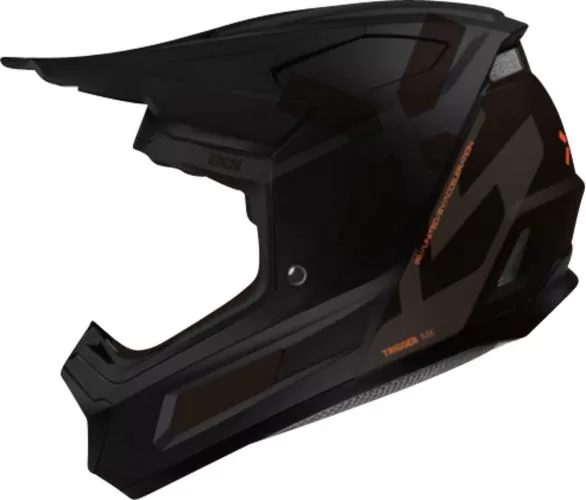 iXS Trigger MX 1.0 MIPS Integralhelm matt schwraz-orange