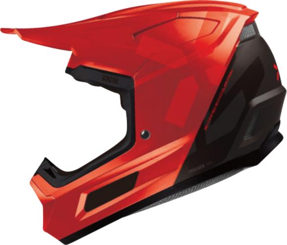 iXS Trigger MX 1.0 MIPS Integralhelm matte rot-schwarz