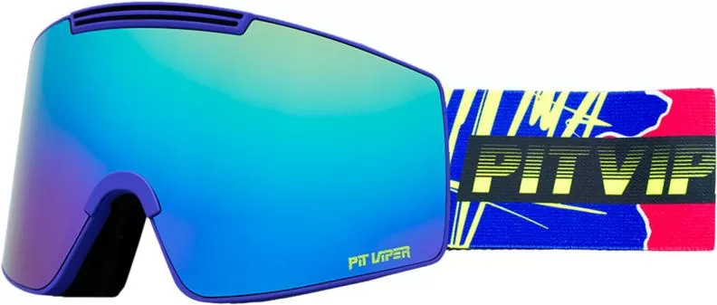 Pit Viper The Long Track Proform Goggle - Blue-Purple