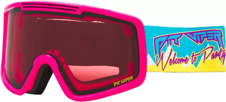 Pit Viper The Party Mountain French Fry Goggle - Rose Large