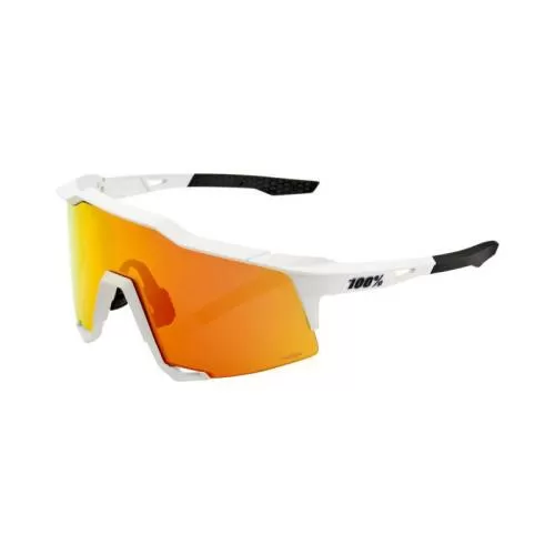 Speedcraft Tall Soft Tact Off White HiPER Red Multilayer Mirror Lens