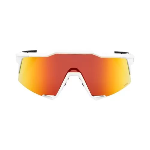 Speedcraft Tall Soft Tact Off White HiPER Red Multilayer Mirror Lens