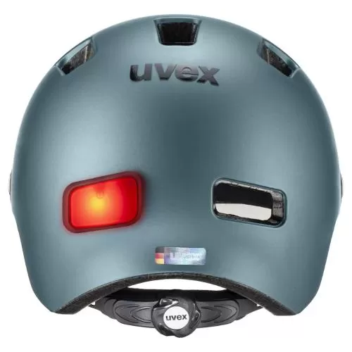 Uvex Rush Visor Velo Helmet - Papyrus Grey Matt