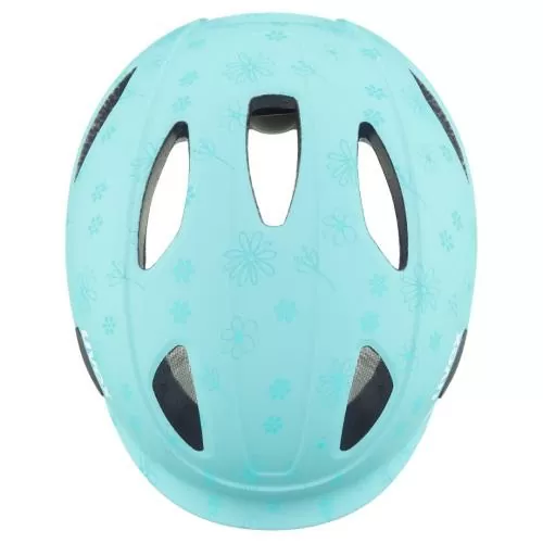 Uvex Oyo Style Kinder Velohelm - Flowers Cyan Mat