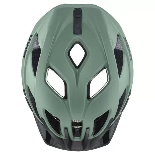 Uvex Active CC Bike Helmet - Moss Green-Black Mat