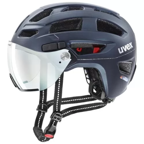 Uvex Finale Visor Velo Helmet - Deep Space Mat