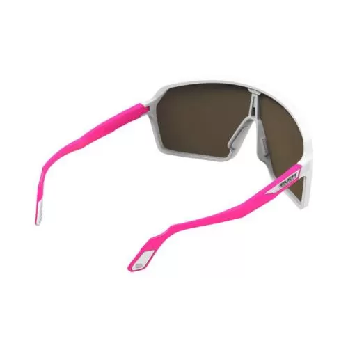 Rudy Project Spinshield Eyewear - White-Pink Fluo Matte, Multilaser Red