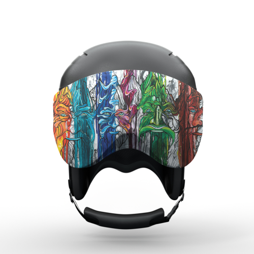 Gogglesoc Asthenospheric Mantle Visorsoc MEHRFARBIG