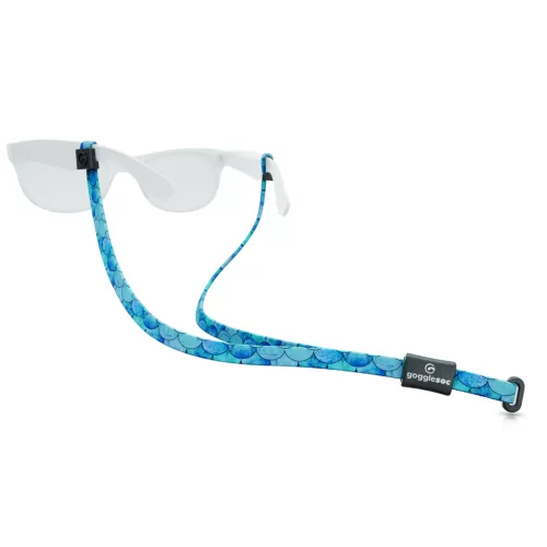 Gogglesoc Fish Scales Sunnystring BLAU