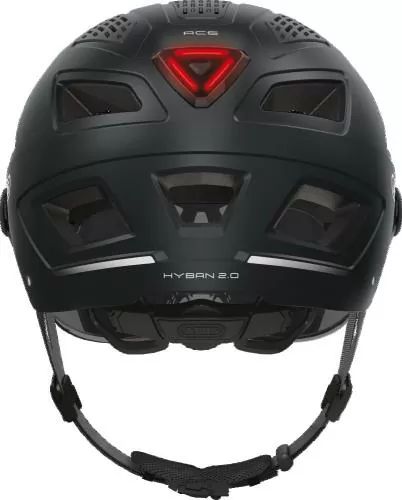 ABUS Hyban 2.0 ACE Velohelm - Velvet Black ABUS Hyban 2.0 ACE Velohelm - Velvet Black