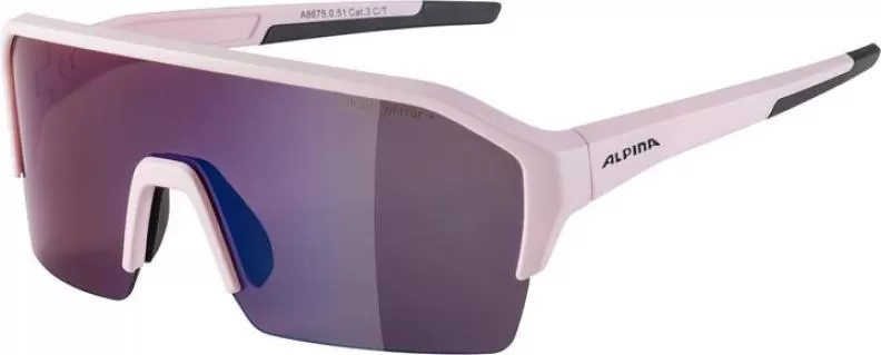 Alpina RAM HR Q-LITE Eyewear - light-rose matt, blue mirror