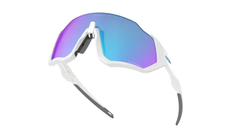 Oakley Sportbrille Flight Jacket - Matte White Prizm Sapphire