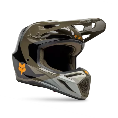 Fox Racing V3 Fade Helm BRAUN
