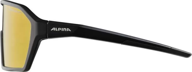 Alpina RAM Q-LITE V Sonnenbrille - black matt, red mirror