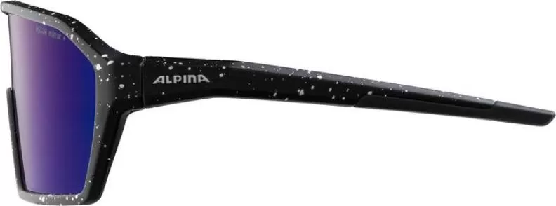 Alpina RAM Q-LITE Eyewear - black-blur matt, blue mirror