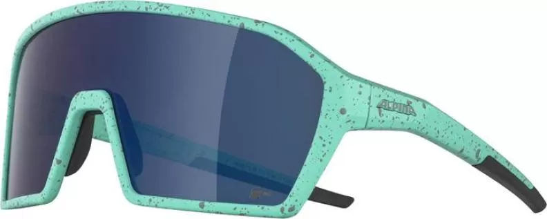 Alpina RAM Q-LITE Sonnenbrille - turquoise-blur matt, blue mirror