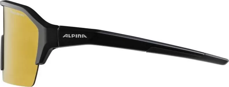 Alpina RAM HR Q-LITE V Eyewear - black matt, silver mirror