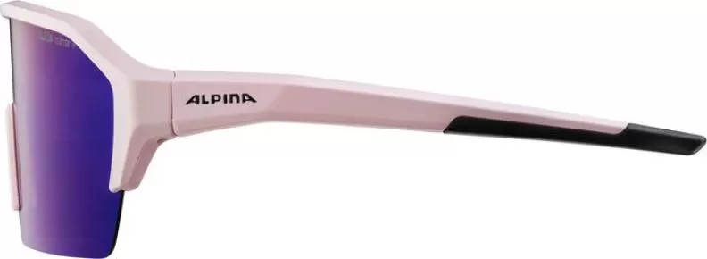 Alpina RAM HR Q-LITE Sonnenbrille - light-rose matt, blue mirror