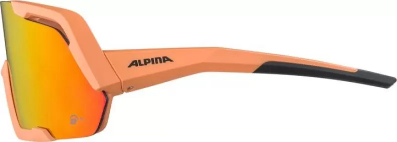 Alpina ROCKET Q-LITE Sonnenbrille - peach matt, mirror pink