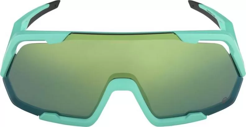 Alpina ROCKET Q-LITE Eyewear - turquoise matt, mirror green