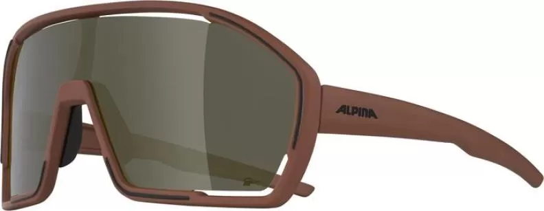 Alpina BONFIRE Q-LITE Sonnenbrille - brick matt, bronce mirror